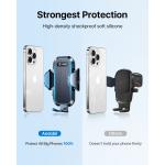 andobil Car Phone Holder Mount， [Ultra Stable， Big Phones &amp; Thick Case Friendly] Adjustable Long Arm Cell Phone Holder for Car Dashboard Windshield Vent， Protect &amp; Fit for iPhone， Samsung， All Phones
