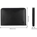 Fireproof File Folder Fireproof Fire and Water Resistant Money Document Bag with A4 Size 13 Pockets Zipper Closure Non-Itchy Silicone Coated Portable Filing Organizer Pouch(14.3" x 9.8")