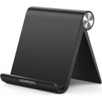 UGREEN Cell Phone Stand for Desk Phone Holder Foldable Portable Adjustable Compatible with iPhone 14 13 Pro Max, iPhone 12 11 Plus SE XS XR 8 7, Office Desk Travel Accessories, White