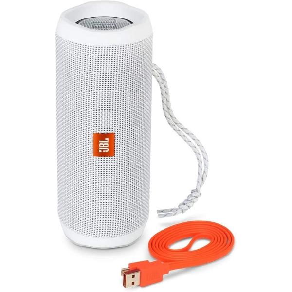 JBL Flip 4 Waterproof Portable Bluetooth Speaker (Black) (Renewed)
