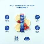 VITALIZE SuperCalm - Feel Calm, Cool, and Collected | Drink Mix | Contains KSM-66 Ashwagandha, L-Theanine, Magnesium Glycinate, and Vitamin D3 | Raspberry Lemonade, 0.15 Ounce (Pack of 20)