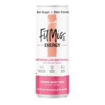 MusclePharm FitMiss Energy Drink 12oz (Pack of 12) Variety Pack - Mango, Pineapple Coconut, Watermelon - Sugar Free Calories Free - Perfectly Carbonated with No Artificial Colors or Dyes