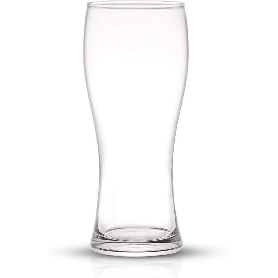 JoyJolt Callen 15.5oz Beer Glasses Set of 4 Beer Pint Glass. Craft Beer Glass, Pilsner Glasses, IPA Beer Glass. Solid Glassware Beer Cup. Classic Beer Gifts, Beer Cups, Mugs and Beer Glasses for Men