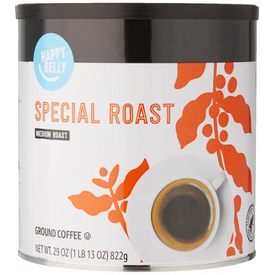 Amazon Brand - Happy Belly Special Roast Canister Coffee， Medium Roast， 29 Ounce