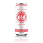 Hiball Energy Seltzer Water, Caffeinated Sparkling Water Made with Vitamin B12 and Vitamin B6, Sugar Free (8 pack of 16 Fl Oz), Grapefruit