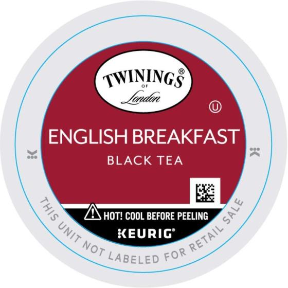 Twinings Irish Breakfast Tea K-Cup Pods for Keurig, Caffeinated Black Tea, Robust, Strong, Bold Flavour, 24 Count (Pack of 1)