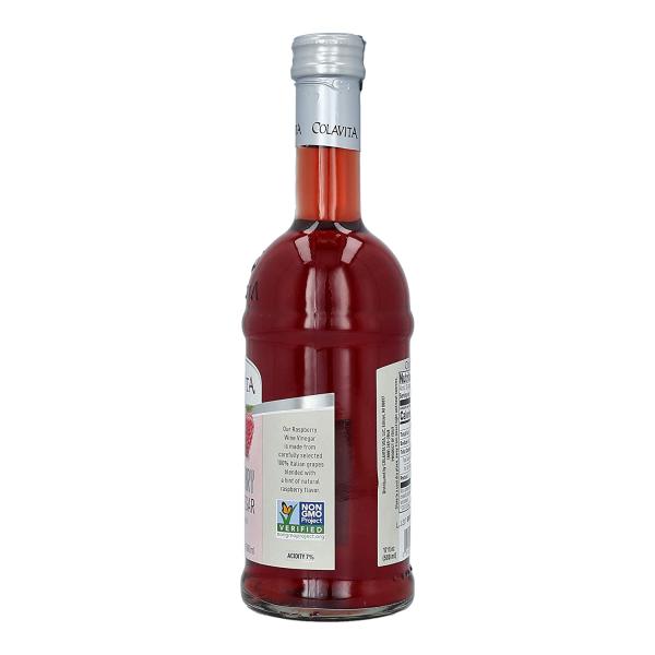 Colavita Vinegar, 17 Ounce (Pack of 12), Raspberry Red Wine Vinegar