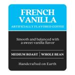 Copper Moon Whole Bean Coffee, Medium Roast, French Vanilla, 5 Lb