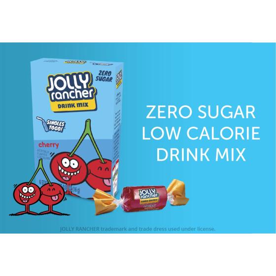 Jolly Rancher Singles To Go Powdered Drink Mix, Green Apple, 72 Total Servings, Sugar-Free Drink Powder, Just Add Water, 0.62 Ounce (Pack of 12)