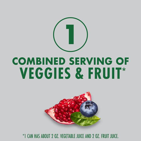 V8 +ENERGY Pomegranate Blueberry Energy Drink, Made With Real Vegetable And Fruit Juices, 8 Ounce Can (Case of 24)