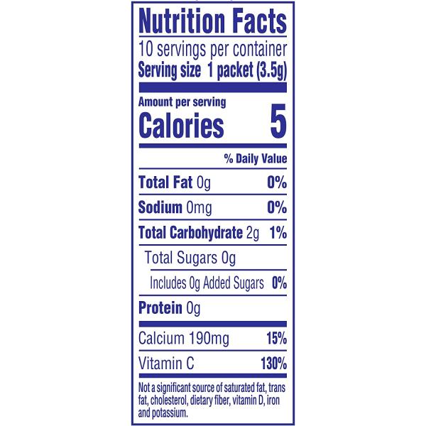 Crystal Light Drink Mix, Classic Orange,1.3 Oz( Pack of 6)