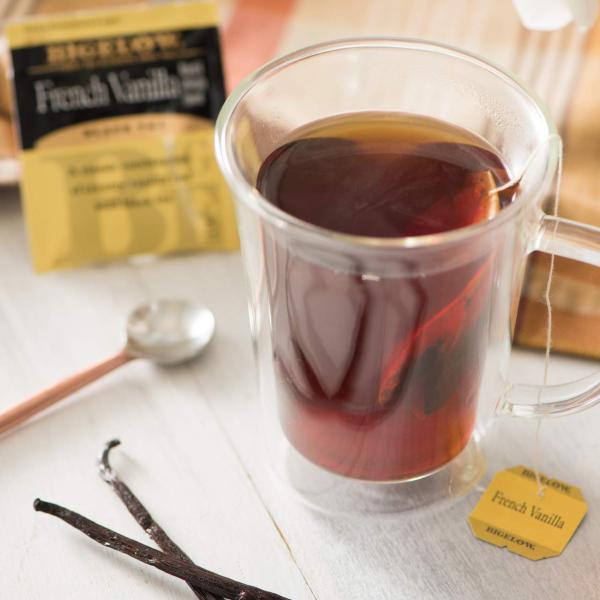 Bigelow Tea French Vanilla Black Tea, Caffeinated, 20 Count (Pack of 6), 120 Total Tea Bags