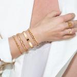 Tiamon 12 Pcs 90s Silver Gold Jewelry Set for Women Men 4 Earring Sets 4 Necklace 4 Bracelets for Girl Punk