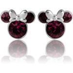 Disney Womens Minnie Mouse Birthstone Stud Earrings - Minnie Mouse Earrings - Birthstone Jewelry - Disney Jewelry
