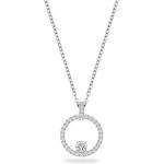 Swarovski Creativity Circle Necklace Earrings, and Bracelet Jewelry Collection, Clear Crystals