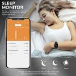 Smart Watch(Make/Answer Call)，2023 New Fitness Watch with Blood Pressure Heart Rate Monitor 1.9" HD Large Screen Bluetooth Phone Watch IP67 Waterproof Smartwatch for Android iOS Phones Men Women Black
