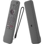 Silicone Cover for Sony RMF-TX800U RMF-TX900U Voice Remote Contorl 2022, Anti-Shock Protective Case Compatible with Sony 4K Ultra HD TV X80K X90K X95K Series Remote(Glow Green)