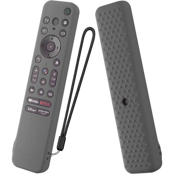 Silicone Cover for Sony RMF-TX800U RMF-TX900U Voice Remote Contorl 2022, Anti-Shock Protective Case Compatible with Sony 4K Ultra HD TV X80K X90K X95K Series Remote(Glow Green)