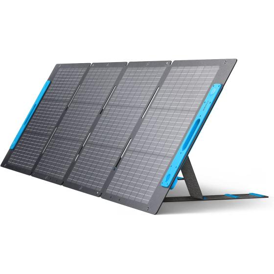 Anker 531 Solar Panel， 200W Foldable Portable Solar Charger， IP67 Waterproof， 23% Higher Energy Conversion Efficiency， Smart Sunlight Alignment via Suncast， for Camping， RV (Only for 767 Powerhouse)