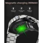 LIGE Smart Watch with Bluetooth Voice Calls, 1.32"HD Fitness Tracker with Voice Speaker/Heart Rate/Sleep Monitor,IP67 Waterproof Stainless Steel Sport Fitness Watch Compatible with Android iOS Silver