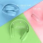 Sonitum Kids Headphones for School Bulk Set 5-Pack On-Ear， 3.5mm， Wired Headphones for Schools &amp; Libraries – Adjustable， Cushioned Wired Kids Headphones – School Headphones for Kids， (Mixed Colors)