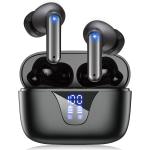 ZIUTY Wireless Earbuds, V5.3 Headphones 50H Playtime with LED Digital Display Charging Case, IPX5 Waterproof Earphones with Mic for Android iOS Cell Phone Computer Laptop Sports