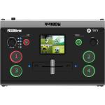 RGBlink Mini-pro Video Switcher with 4 x 4K HDMI Inputs 1HDMI/USB3.0 Outputs Multi Camera Video Mixer Switcher with 2 Inch Touch Screen Ideal for Live Streaming Worship Online Teachers Gamers