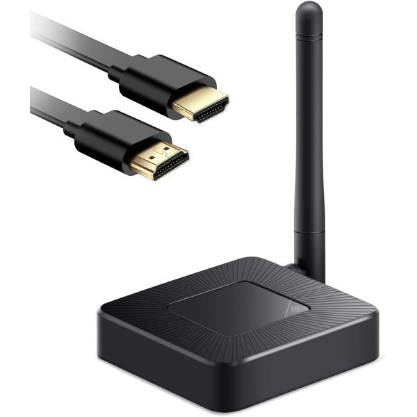 2-in-1 Wireless HDMI Adapter Display Dongle, Wireless HDMI Receiver (No Need Transmitter) Works with iOS/Mac OS/Android/Windows, Smartphone/PC/Laptop to HD TV/Projector/Monitor Extender