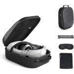 Carrying Case for Meta/Oculus Quest 2/Pico 4, Compatible with Elite/Battery Headset Strap Accessories, Hard Travel Case - Black
