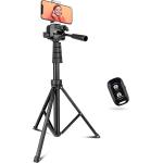Aureday 67" Phone Tripod&Camera Stand, Selfie Stick Tripod with Remote and Phone Holder, Perfect for Selfies/Video Recording/Vlogging/Live Streaming