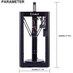 Official FLSUN Super Racer SR 200mm/s High Speed Printing Delta 3D Printer with Filament Sensor and Auto Leveling FDM Delta 3D Printer 1.75 PLA DIY 3D Printers Printing Size Φ260x330mm
