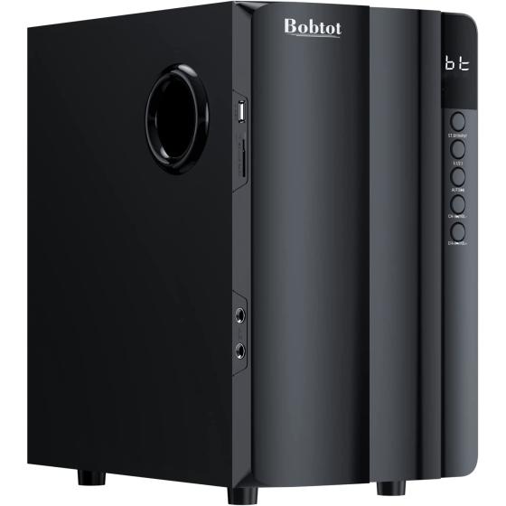 Bobtot Home Theater Systems Surround Sound Speakers - 800 Watts 6.5 inch Subwoofer 5.1/2.1 Channel Home Audio Stereo System with HDMI ARC Optical Bluetooth Input for 4K TV Ultra HD AV DVD FM Radio USB