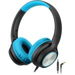 Kids Headphones with Microphone, Wired Over Ear Headsets with Limited Volume 85dB/ 94dB for Boys Girls Teens Children Online School/Travel/iPad/Tablet/Cellphone