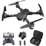Drones with Camera for Adults - 1080P FPV Drones with Carrying Case, Long Distance Quadcopter Equipped w/2 batteries, One key Return/Emergency Stop, ATTOP Drones for Adults/Beginners, Girls/Boys Gifts