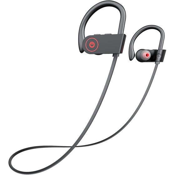 Boean Bluetooth Headphones Wireless Earbuds Bluetooth 5.3 Running Headphones IPX7 Waterproof Earphones with 15 Hrs Playtime Stereo Sound Isolation Headsets for Workout Gym