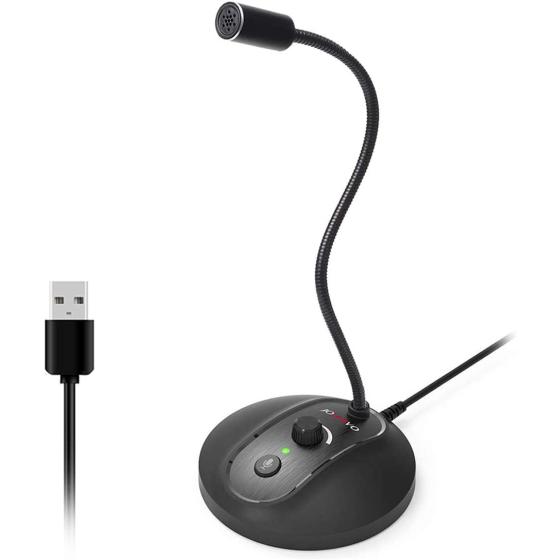 JOUNIVO USB Microphone for Computer, Condenser Microphone with Tripod Stand & Pop Filter. Compatible with PC Laptop Mac OS, Great for Streaming, Podcasts, Twitch, YouTube, Discord