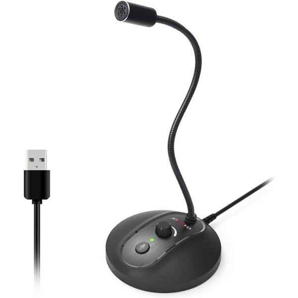 JOUNIVO USB Microphone for Computer, Condenser Microphone with Tripod Stand & Pop Filter. Compatible with PC Laptop Mac OS, Great for Streaming, Podcasts, Twitch, YouTube, Discord