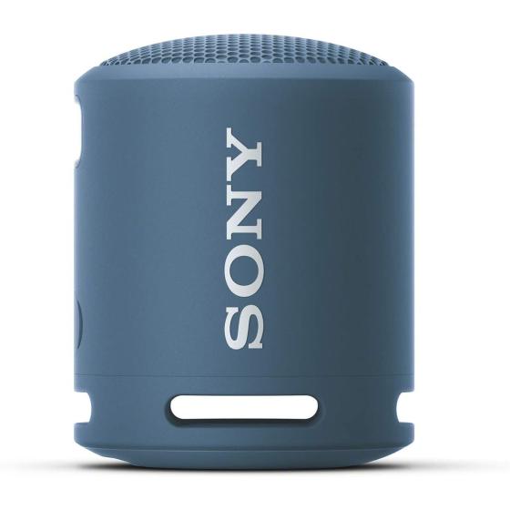 Sony SRS-XB13 EXTRA BASS Wireless Bluetooth Portable Lightweight Compact Travel Speaker, IP67 Waterproof & Durable for Outdoor, 16 Hour Battery, USB Type-C, Removable Strap, & Speakerphone, Light Blue