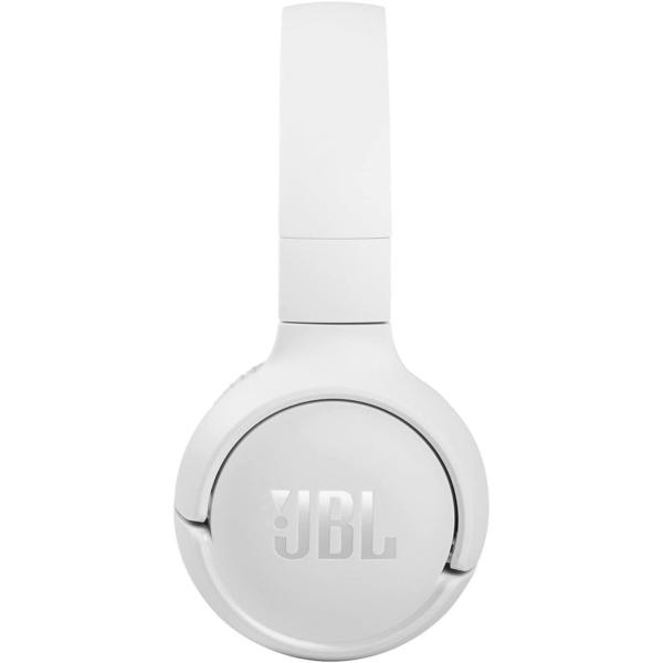 JBL Tune 510BT: Wireless On-Ear Headphones with Purebass Sound - White