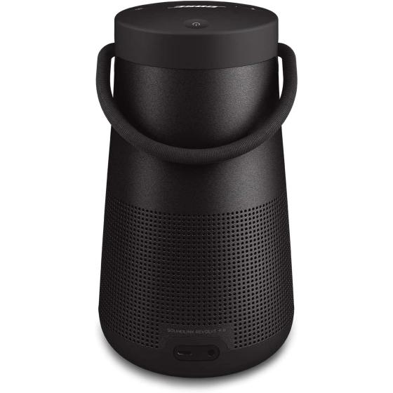 Bose SoundLink Revolve+ (Series II) Portable Bluetooth Speaker - Wireless Water-Resistant Speaker with Long-Lasting Battery and Handle, Silver
