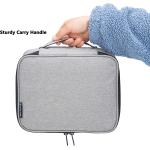 KISLANE Soft Carrying Case Compatible with Oculus Quest 2 VR, Carrying Case for Oculus Quest 2 Headset Fits for Travel, Home, Outdoor, Not Compatible with Elite Strap(Grey)