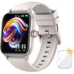ANDFZ Smart Watch (Receive & Dial), Newest 1.85" TFT HD Display Smart Watch , Smart Watch for Android Phones with Pedometer, Heart Rate, SMS Reminder, AI Voice, Android Smart Watch for Women Men