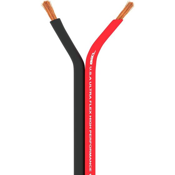 DS18 SW-18GA-100RB Ultra Flex Speaker Wire Red and Black 100FT - Speaker Cable for Audio Applications