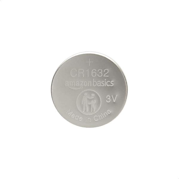 Amazon Basics 4 Pack CR1632 3 Volt Lithium Coin Cell Battery， Long Lasting Power in Child Resistant Packaging