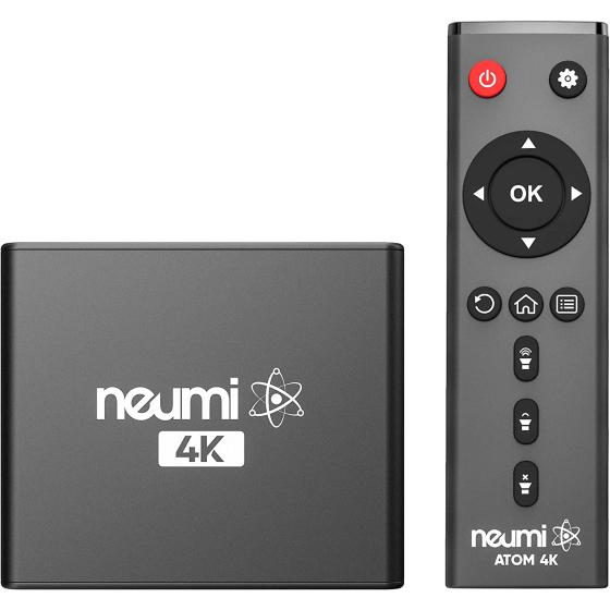 NEUMI Atom 4K Ultra-HD Digital Media Player for USB Drives and SD Cards - Plays 4K/UHD 60fps Videos, HEVC/H.265, HDMI and Analog AV, Automatic Playback and Looping Capability
