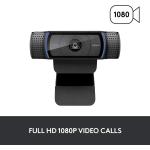 Logitech C920x HD Pro Webcam, Full HD 1080p/30fps Video Calling, Clear Stereo Audio, HD Light Correction, Works with Skype, Zoom, FaceTime, Hangouts, PC/Mac/Laptop/Macbook/Tablet - Black