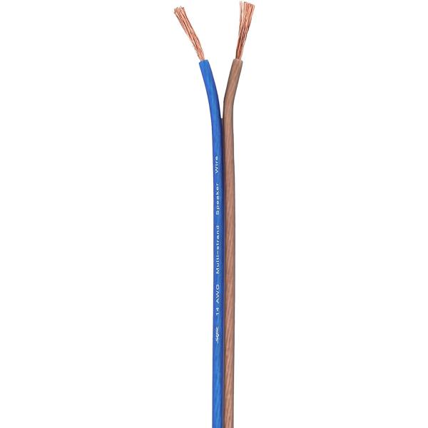 Skar Audio 14 Gauge AWG Audio Speaker Wire - 30 Feet (Blue/Brown)