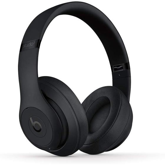Beats Studio3 Wireless Noise Cancelling Over-Ear Headphones - Apple W1 Headphone Chip， Class 1 Bluetooth， 22 Hours of Listening Time， Built-in Microphone - Matte Black (Latest Model)