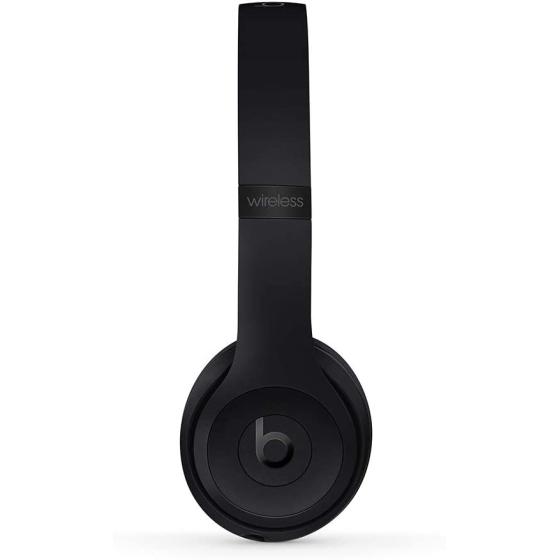 Beats Solo3 Wireless On-Ear Headphones - Apple W1 Headphone Chip， Class 1 Bluetooth， 40 Hours of Listening Time， Built-in Microphone - Black (Latest Model)