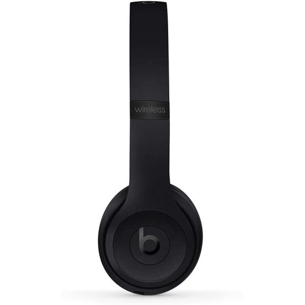 Beats Solo3 Wireless On-Ear Headphones - Apple W1 Headphone Chip， Class 1 Bluetooth， 40 Hours of Listening Time， Built-in Microphone - Black (Latest Model)